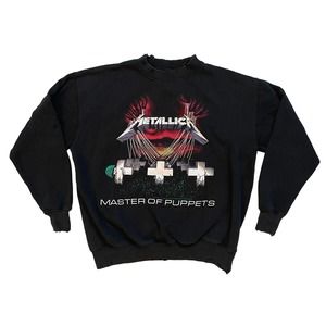 Distressed Metallica crewneck  Sweatshirt